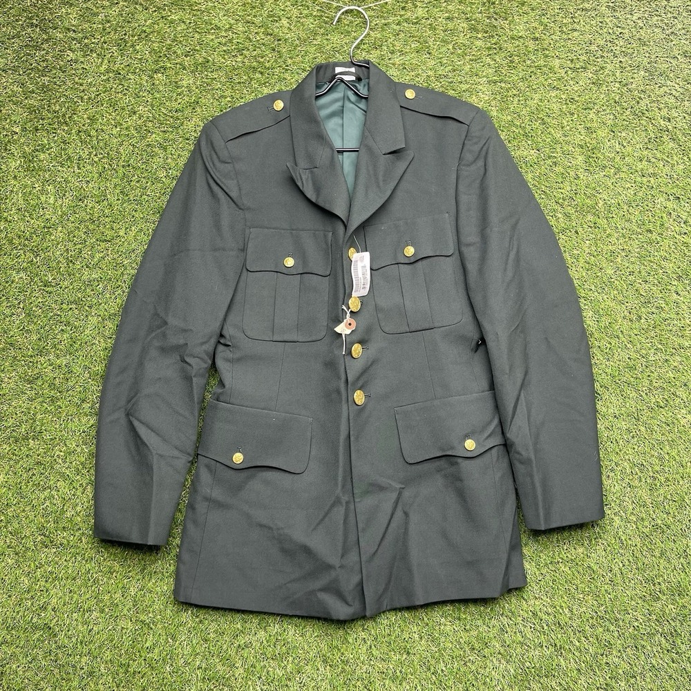 Coat Mans Army Green DSCP Jacket Mens 37 R Maryland Clothing Mfg NWT